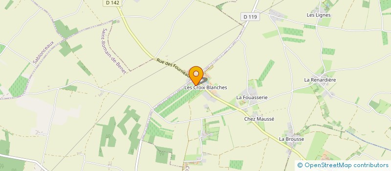 localisation de l'entreprise RG  CORME-ROYAL