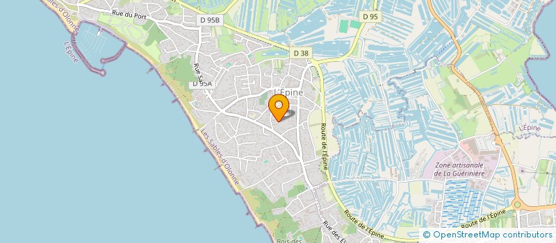 localisation de l'entreprise RG 85 à L'EPINE