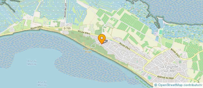 localisation de l'entreprise RG  LA COUARDE-SUR-MER