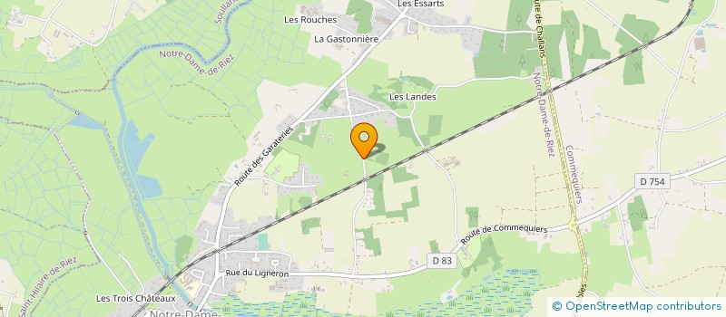 localisation de l'entreprise RG à NOTRE-DAME-DE-RIEZ