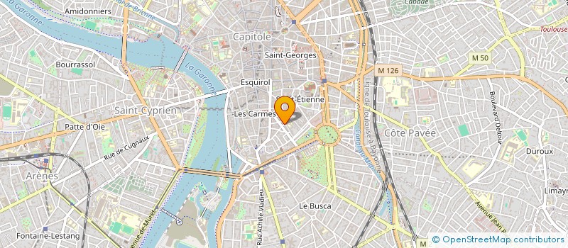 localisation de l'entreprise RG à TOULOUSE