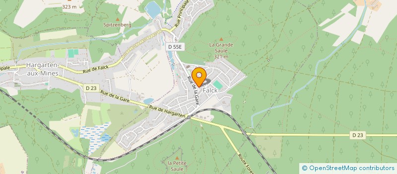 localisation de l'entreprise RG  HARGARTEN-AUX-MINES