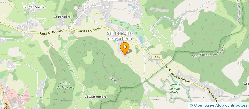 localisation de l'entreprise RG  SAINT-NICOLAS-DE-MACHERIN