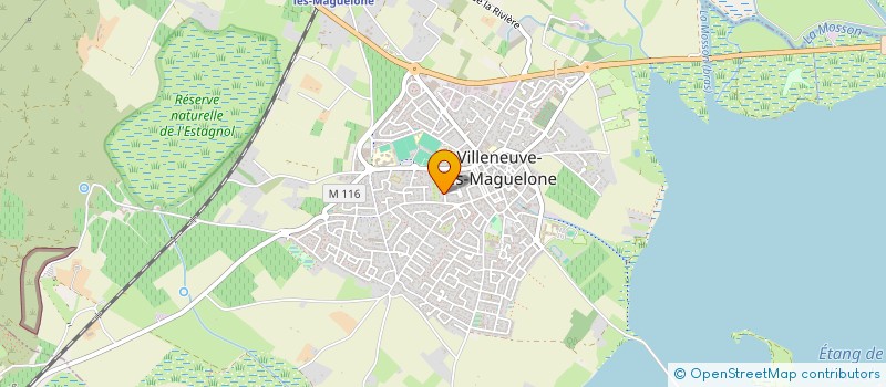localisation de l'entreprise RG AMENAGEMENT à VILLENEUVE-LES-MAGUELONE
