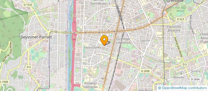 localisation de l'entreprise RG AUTO  GRENOBLE