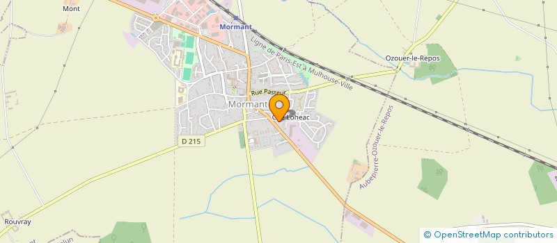 localisation de l'entreprise RG AUTOS MORMANT  MORMANT