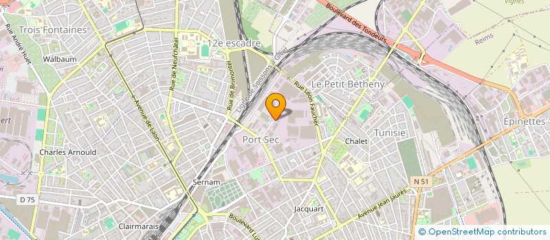 localisation de l'entreprise RG BAT à REIMS