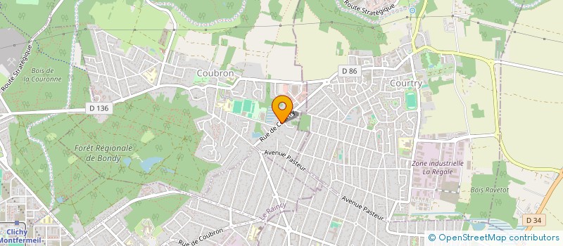 localisation de l'entreprise RG BAT  COUBRON