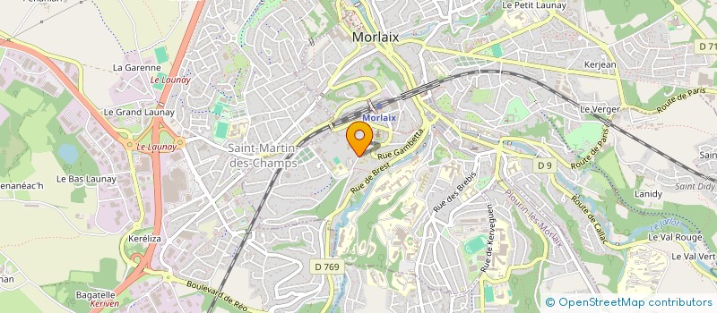 localisation de l'entreprise RG BATI EXPERTISE à MORLAIX