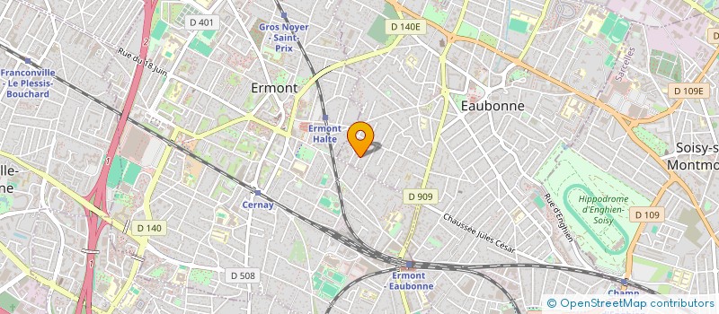 localisation de l'entreprise RG BATIMENT à EAUBONNE