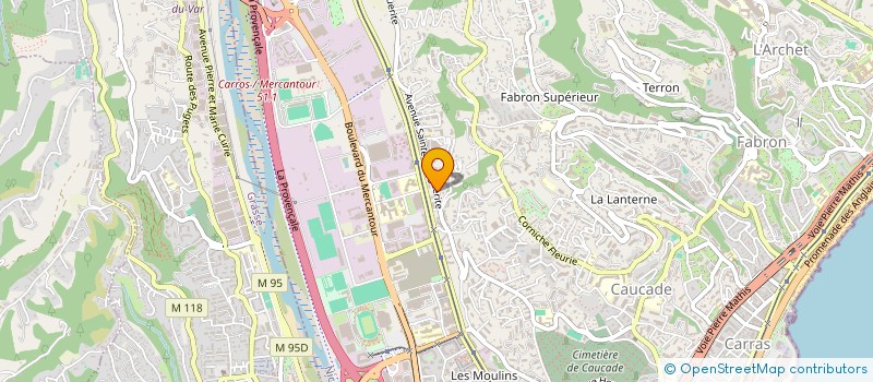localisation de l'entreprise RG BATIMENT à NICE