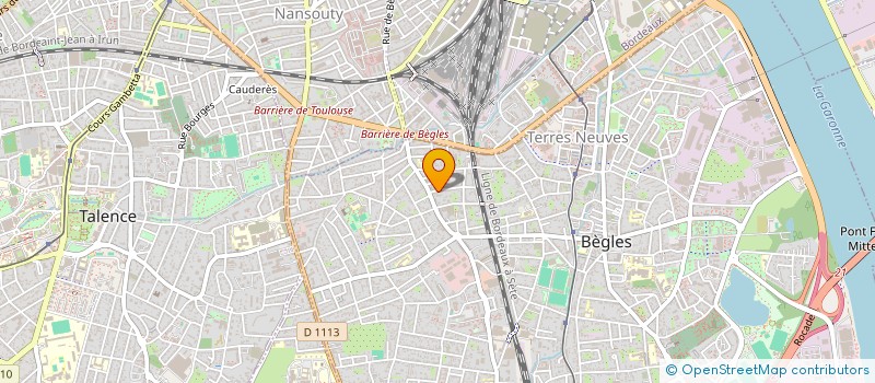 localisation de l'entreprise RG BORDEAUX à BEGLES