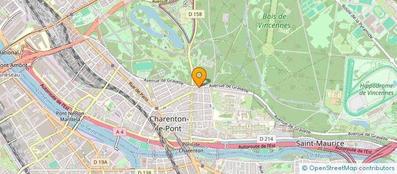 localisation de l'entreprise RG CAPITAL  SAINT-MAURICE