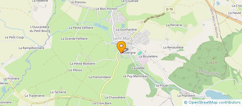 localisation de l'entreprise RG CONCEPT  SAINT-MARS-LA-REORTHE