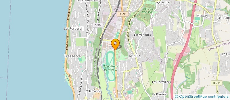 localisation de l'entreprise RG CONSEIL à AIX-LES-BAINS