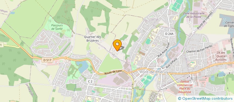 localisation de l'entreprise RG CONSEILS  PONT-DE-CHERUY