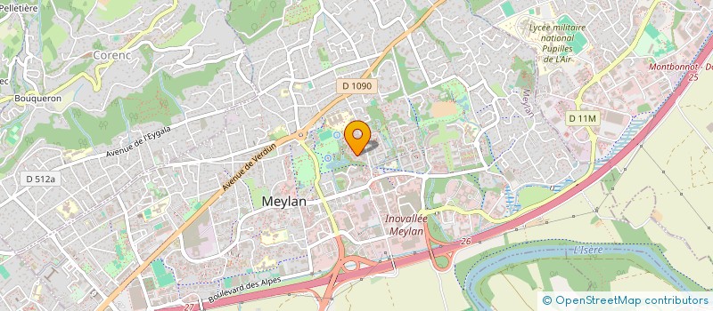 localisation de l'entreprise RG CONSEILS & INGENIERIE à MEYLAN