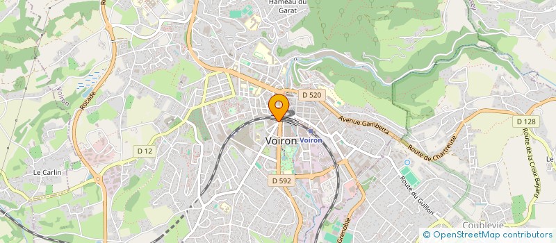 localisation de l'entreprise RG CONSTRUCTIONS à VOIRON