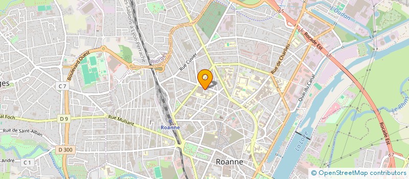 localisation de l'entreprise RG CONSULTING à ROANNE