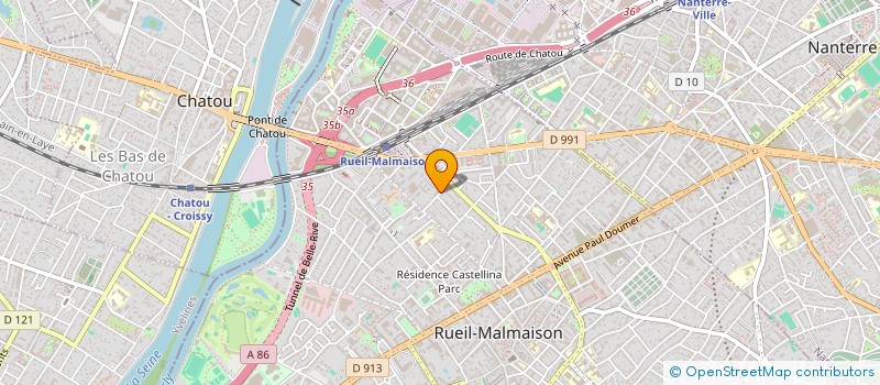 localisation de l'entreprise RG CONSULTING à RUEIL-MALMAISON