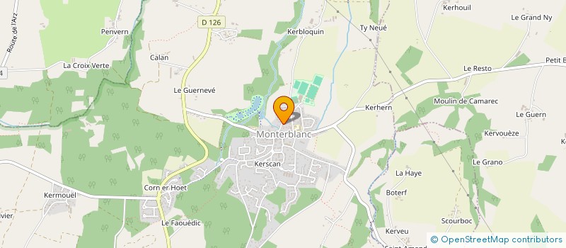 localisation de l'entreprise RG COUVERTURE  MONTERBLANC