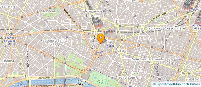 localisation de l'entreprise RG DAN à PARIS