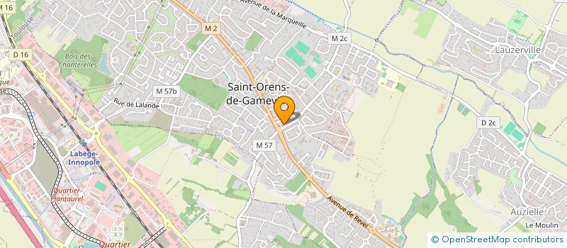 localisation de l'entreprise RG DEVELOPPEMENT à SAINT-ORENS-DE-GAMEVILLE