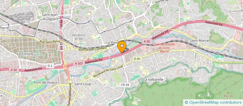 localisation de l'entreprise RG DEVELOPPEMENT  MARSEILLE