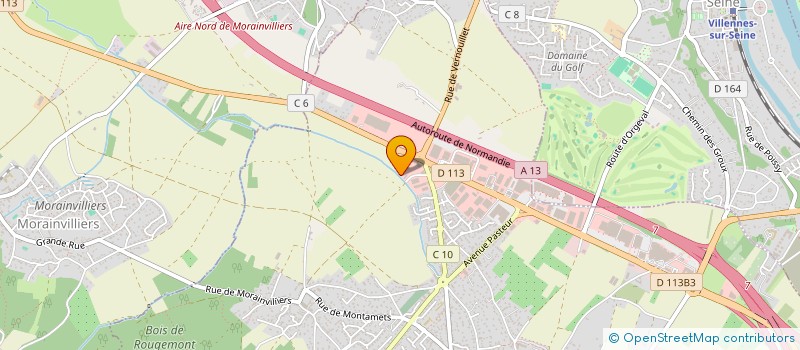 localisation de l'entreprise RG DISTRIBUTION à ORGEVAL