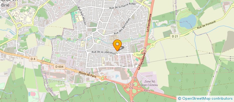localisation de l'entreprise RG DREAM à PONTAULT-COMBAULT