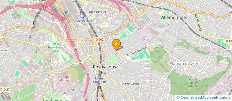 localisation de l'entreprise RG EVENTS à LES LILAS