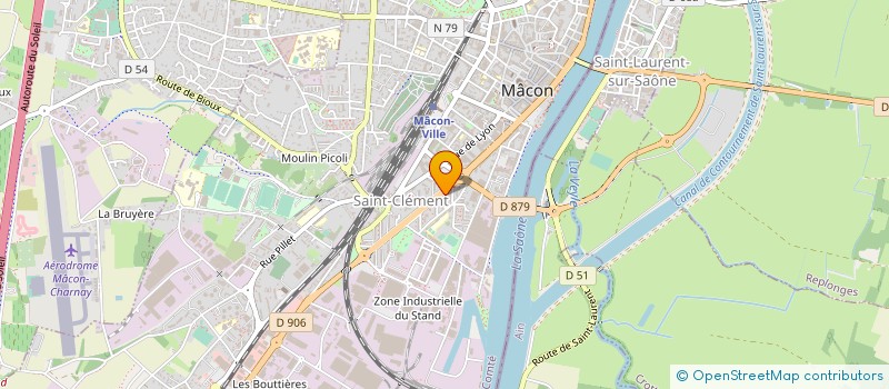 localisation de l'entreprise RG FACADES  MACON