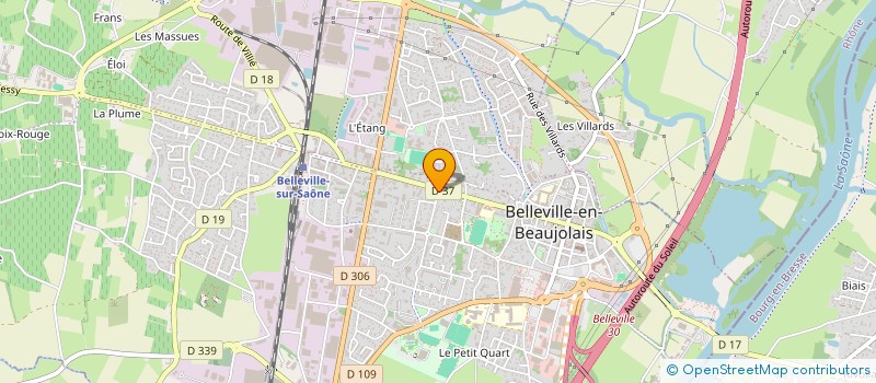 localisation de l'entreprise RG FERMETURES  BELLEVILLE-EN-BEAUJOLAIS