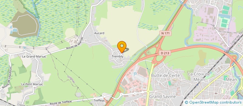 localisation de l'entreprise RG FINANCE  TRIGNAC