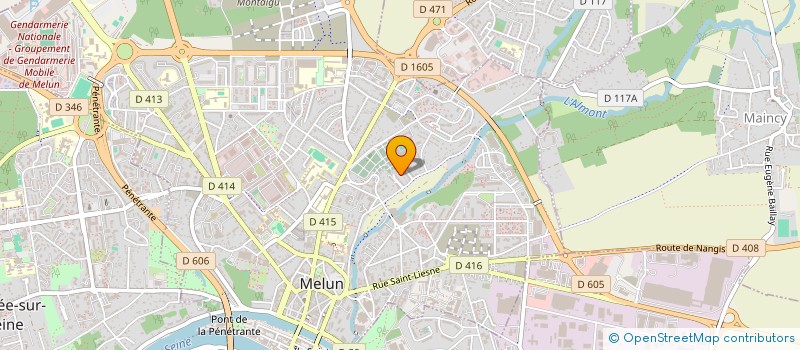 localisation de l'entreprise RG FORMATION à MELUN