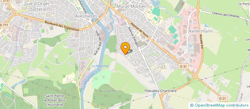 localisation de l'entreprise RG GROUP HOLDING à LAVAL