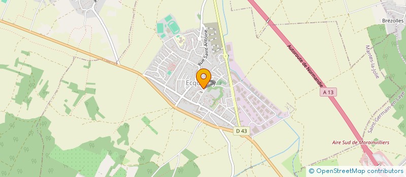 localisation de l'entreprise RG GRUET  ECQUEVILLY