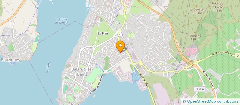 localisation de l'entreprise RG HABITAT BALARUC  BALARUC-LES-BAINS