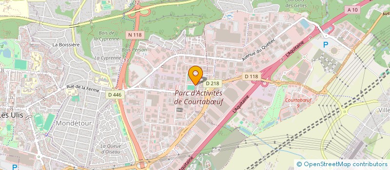 localisation de l'entreprise RG HOLDING  VILLEBON-SUR-YVETTE