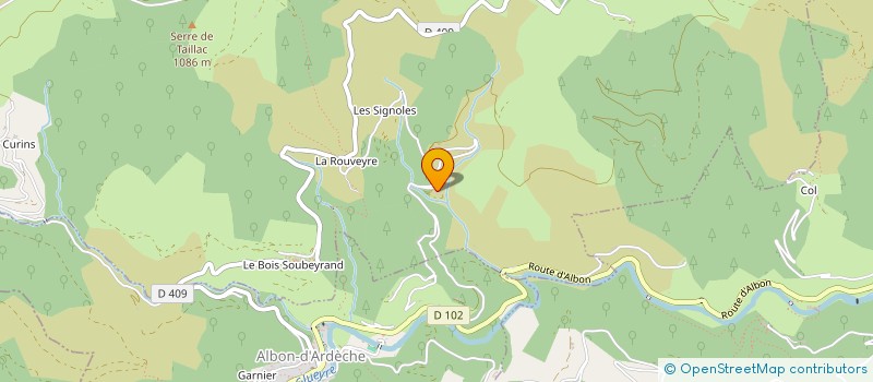 localisation de l'entreprise RG HOLDING  SAINT-SAUVEUR-DE-MONTAGUT