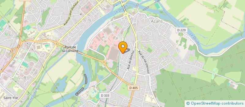 localisation de l'entreprise RG HOME à DOLE