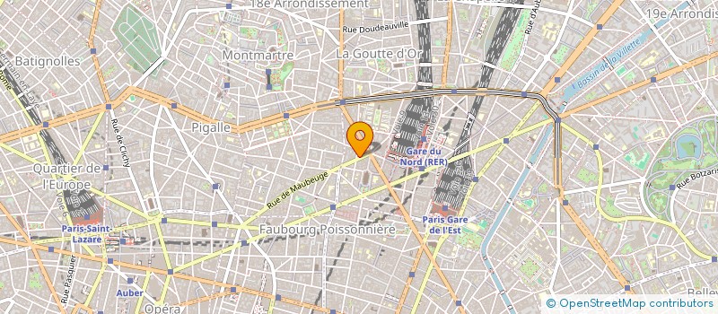 localisation de l'entreprise RG HOSPITALITY  PARIS