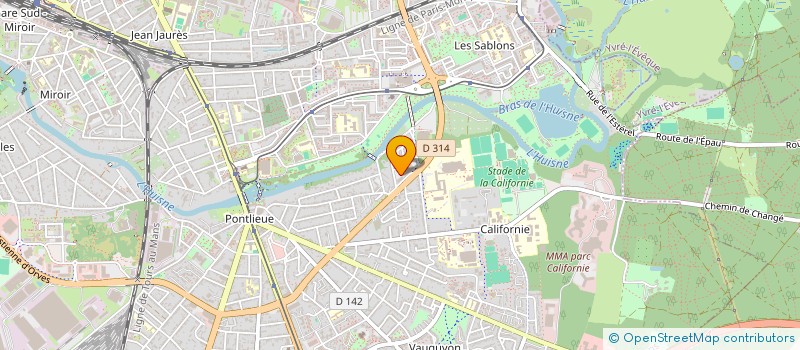 localisation de l'entreprise RG IMMO  LE MANS