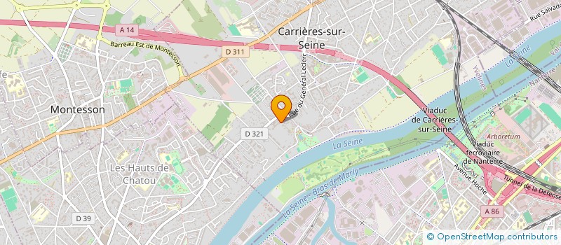 localisation de l'entreprise RG-IMMO  CARRIERES-SUR-SEINE