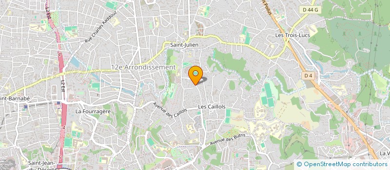 localisation de l'entreprise RG IMMO à MARSEILLE