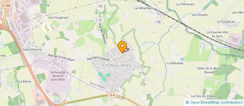 localisation de l'entreprise RG IMMO  SAINT-MALO