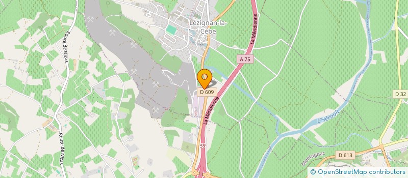 localisation de l'entreprise RG IMMO  LEZIGNAN-LA-CEBE