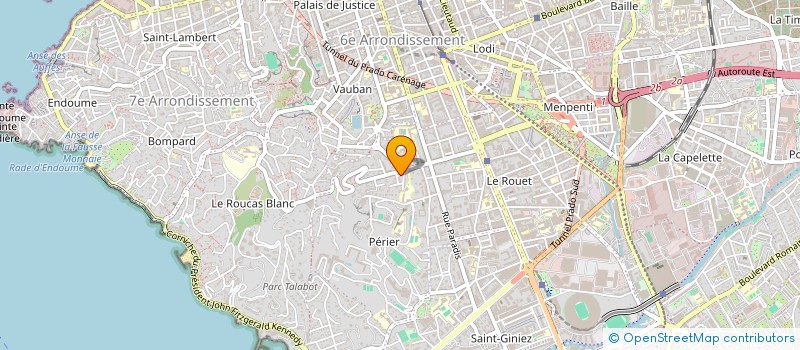 localisation de l'entreprise RG IMMO  MARSEILLE