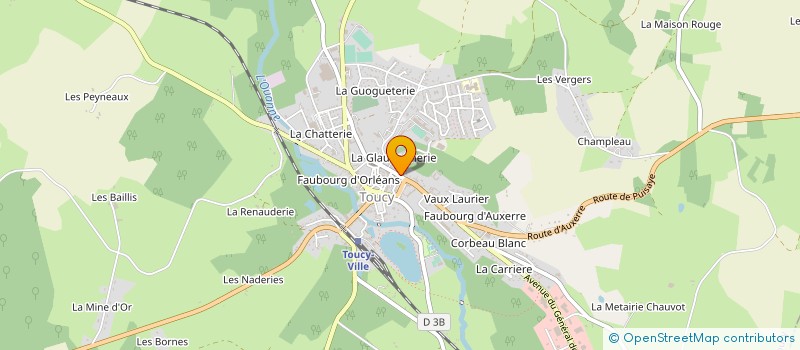 localisation de l'entreprise RG INDUSTRIES à TOUCY