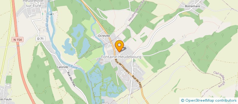 localisation de l'entreprise RG INTERNATIONAL  CLEF VALLEE D'EURE